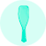 Расческа The Wet Detangler Mint Karma
