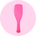 Расческа The Wet Detangler Raspberry Rouge
