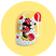 Расческа Compact Styler Minnie Mouse Sunshine Yellow
