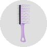 Расческа-гребень Wide Tooth Comb Purple Passion