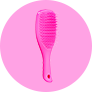 Расческа The Wet Detangler Mini Runway Pink